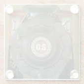 Baldwin機関車 ガラスコースター (裏面)