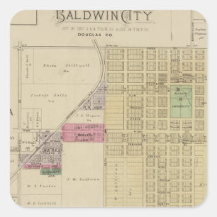 Baldwin都市、ダグラス郡、カンザス スクエアシール