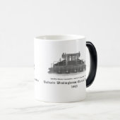 Baldwin Westinghouseの電気機関車1893年 モーフィングマグカップ (正面右)