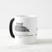 Baldwin Westinghouseの電気機関車1893年 モーフィングマグカップ (正面左)