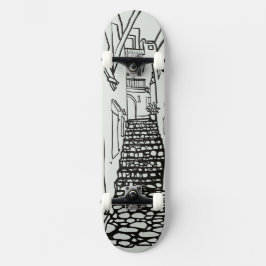 Balearic Islands Line Art Skate Deck スケートボード