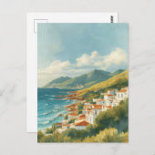 Balearic Islands Vintage French Riviera Travel ポストカード (正面/裏面)