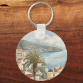 Balearic Islands Vintage French Travel キーホルダー (裏面)