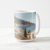 Balearic Islands Vintage French Travel コーヒーマグカップ (正面右)