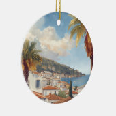 Balearic Islands Vintage French Travel セラミックオーナメント (右)