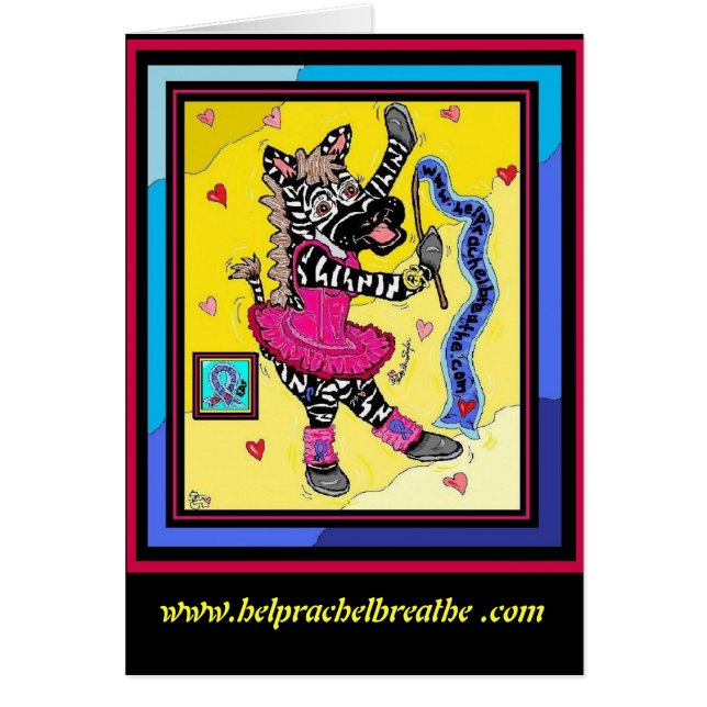 Baleeriaのシマウマカード (正面)