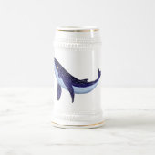 Baleia azul de vidro -  Blue Glass Whale ビールジョッキ (中央)