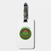 Balfour Scottish Tartan Celtic Thistle ラゲッジタグ (裏面縦)