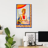 Bali Art Java Travel Poster Tourism Prin ポスター (ホームオフィス)