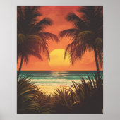 Bali Bliss – Vintage Island Paradise Travel ポスター (正面)