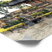 Bali Destination Wedding Welcome Sign ポスター (角)