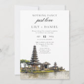 Bali Elopement Wedding Reception 招待状 (正面)