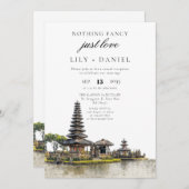 Bali Elopement Wedding Reception 招待状 (正面/裏面)