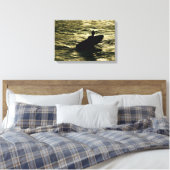 Bali Golden Hour Surf  - Canvas Wall Art Print キャンバスプリント (インサイチュ (寝室))