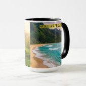 Bali Heritage Hawaiian Aloha Freedom Coffee Mug マグカップ (正面右)