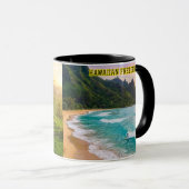 Bali Heritage Hawaiian Aloha Freedom Coffee Mug マグカップ (正面右)