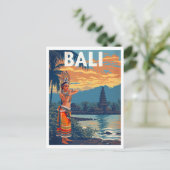 Bali, Indonesia Travel ポストカード (スタンド正面)