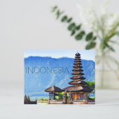 Bali, Indonesia Travel Postcard ポストカード (スタンド正面)