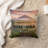Bali Indonesia Travel Souvenir Throw Pillow クッション (ブランケット)