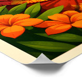 Bali Indonesia - Vintage Travel Poster ポスター (角)