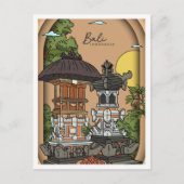 Bali Land of God Indonesia Travel ポストカード (正面)