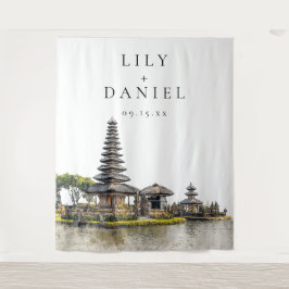 Bali Wedding Photo Backdrop タペストリー