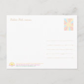 Balian Palm Beach Sunset Postcard シーズンポストカード (裏面)