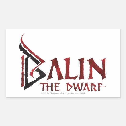Balin Name 長方形シール (正面)