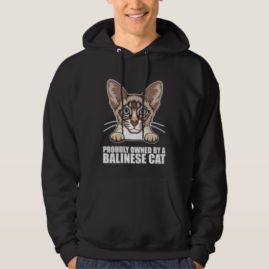 Balinese cats  Balinese Dad  Balinese men  3 パーカ (正面)