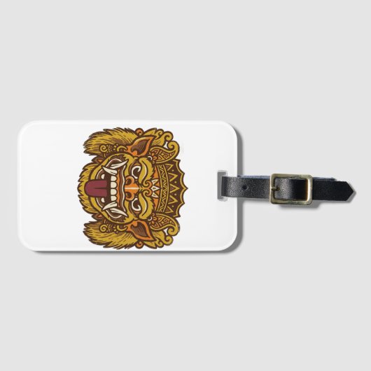 Balinese Cultural Barong  ラゲッジタグ (正面横)