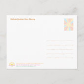 Balinese Goddess Stone Art Travel Postcard シーズンポストカード (裏面)