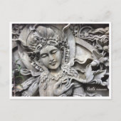 Balinese Goddess Stone Art Travel Postcard シーズンポストカード (正面)