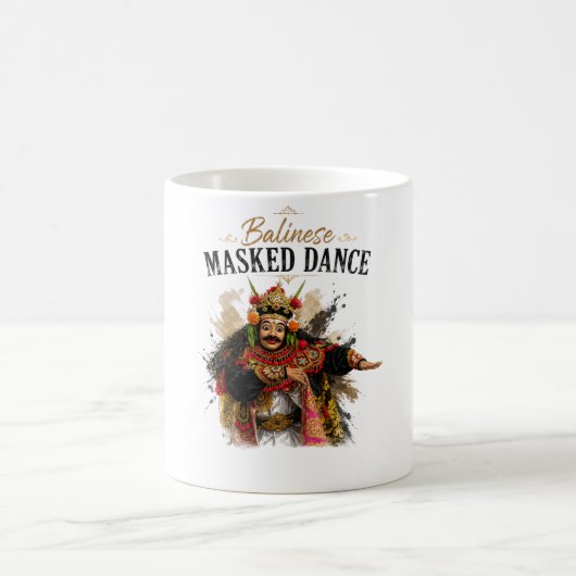 Balinese Masked Dance Mug コーヒーマグカップ (中央)