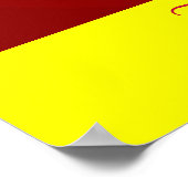 Balinese Ruby Orchid (yellow) ポスター (角)