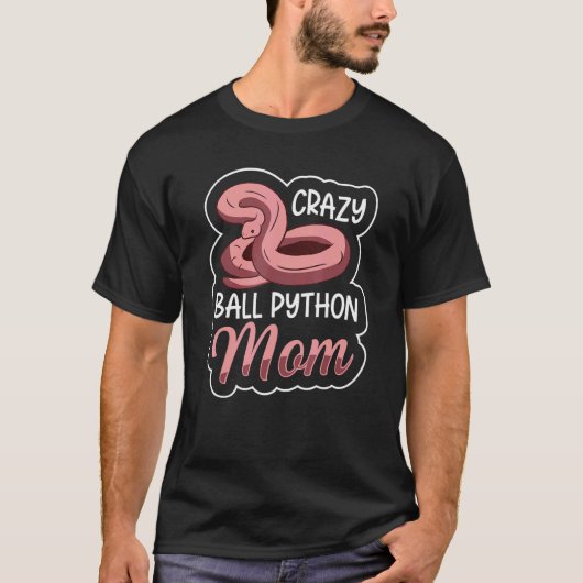 Ball 熱狂する Python Mom Snake Ball Python 1 Tシャツ (正面)