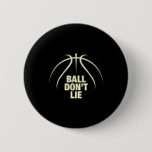 Ball Don't Lie Basketball  缶バッジ (正面)