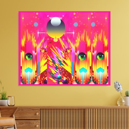 Ball Dropper Eye Popper キャンバスプリント (インサイチュ (リビング))