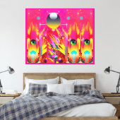 Ball Dropper Eye Popper キャンバスプリント (インサイチュ (寝室))