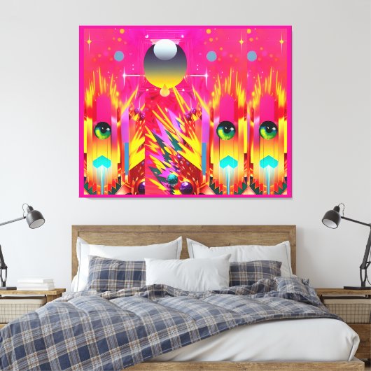 Ball Dropper Eye Popper キャンバスプリント (インサイチュ (寝室))