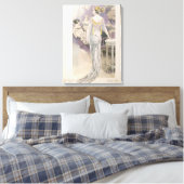 Ball gown, from 'Les Grandes Modes de Paris' キャンバスプリント (インサイチュ (寝室))