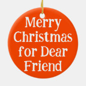 BALL! I want for Christmas! : Border Collie セラミックオーナメント (裏面)