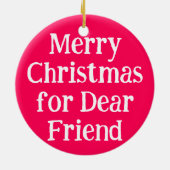 BALL! I want for Christmas! : Borzoi セラミックオーナメント (裏面)