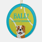 BALL! I want for Christmas! : Bulldog セラミックオーナメント (左)