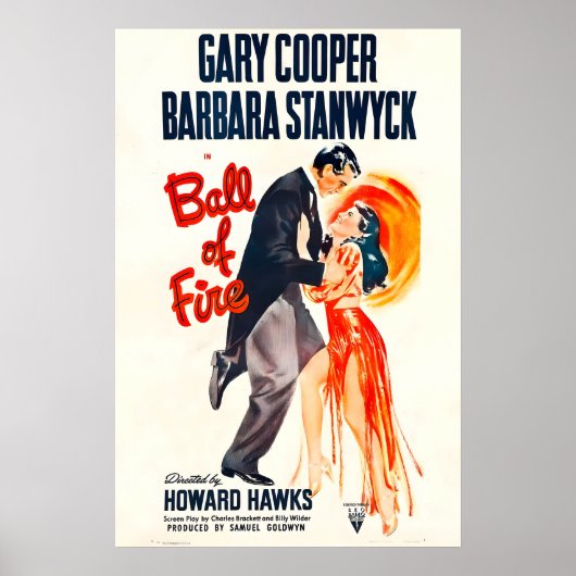 Ball of Fire 1941 Movie POSTER PRINT A5-A1 ポスター (正面)