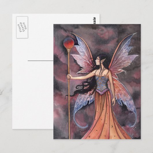 Ball of Fire Fairy Afagaki by Molly Harrison ポストカード (正面/裏面)