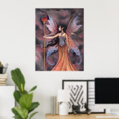 Ball of Fire Fairy Poster by Molly Harrison ポスター (ホームオフィス)
