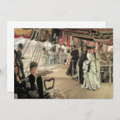Ball on Shipboard by James Tissot, ビクトリアン Art (正面/裏面)