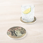 Ball on Shipboard by James Tissot, ビクトリアン Art コースター (側面)