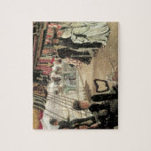 Ball on Shipboard by James Tissot, ビクトリアン Art ジグソーパズル (縦)