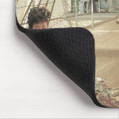 Ball on Shipboard by James Tissot, ビクトリアン Art マウスパッド (コーナー)